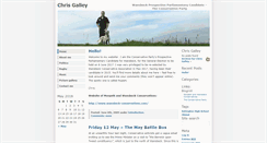 Desktop Screenshot of chrisgalley.com